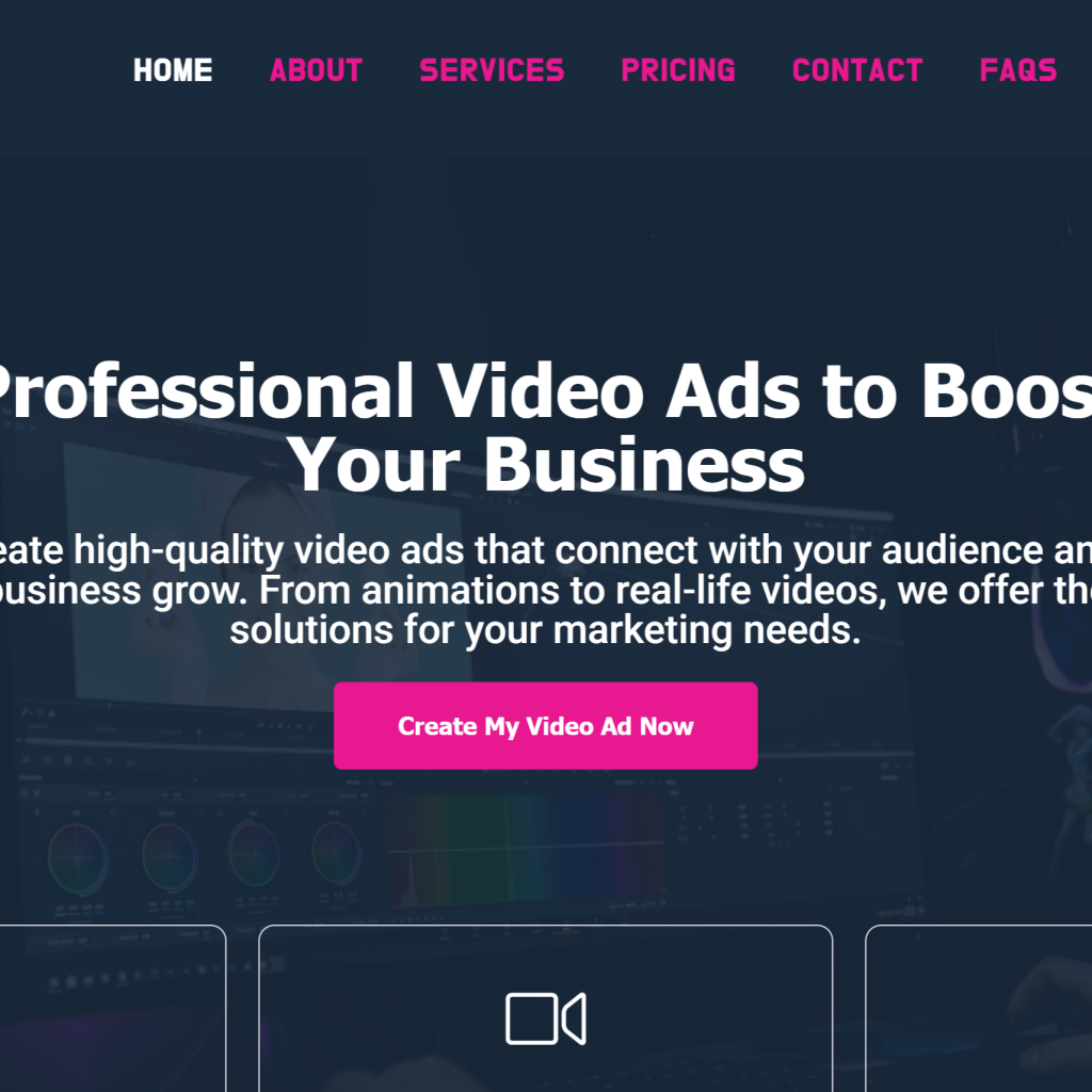 94360Let Us Professionally Design Your Drop Servicing Website for Video Ads Niche